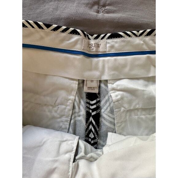 J CREW 00 Black Diamond Print Chino Shorts Dress Short - Picture 3 of 5